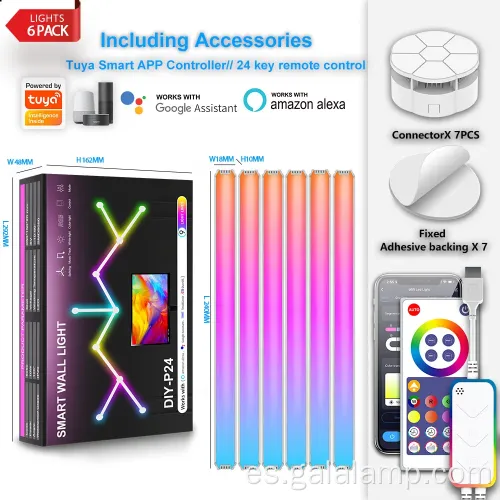 Lámpara de colgación LED inteligente para iluminación de habitaciones